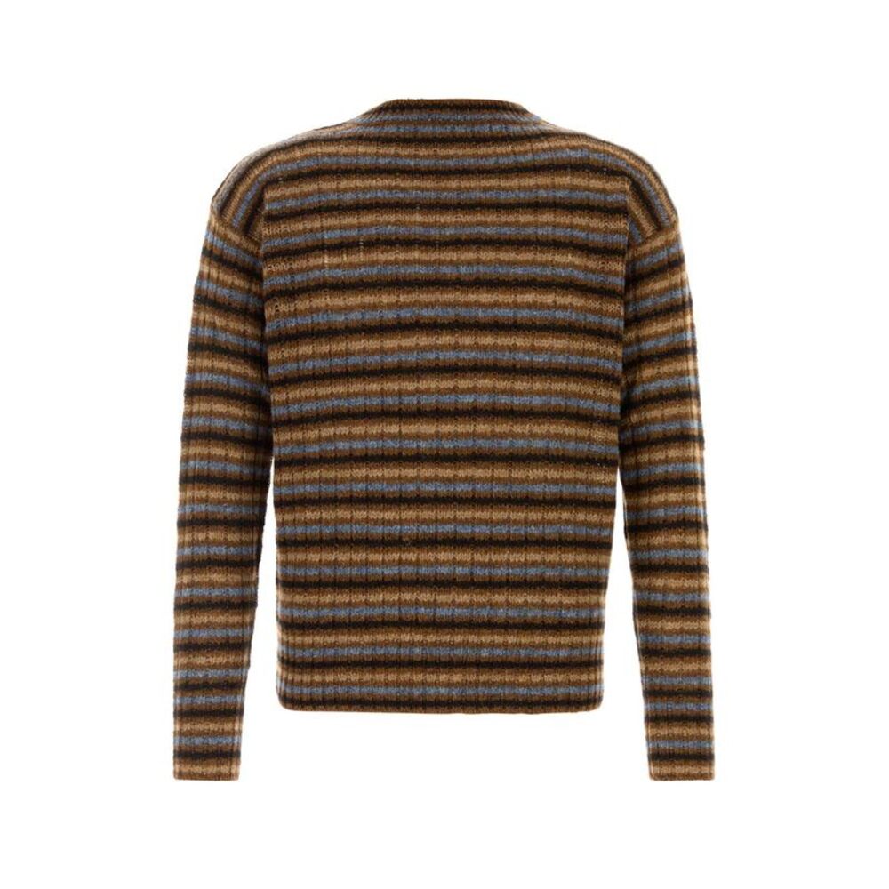 Prada Men Embroidered Wool Sweater